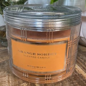 🍊🍦New Yummy Harry Slatkin Homeworx Orange sorbet 🍦🍊